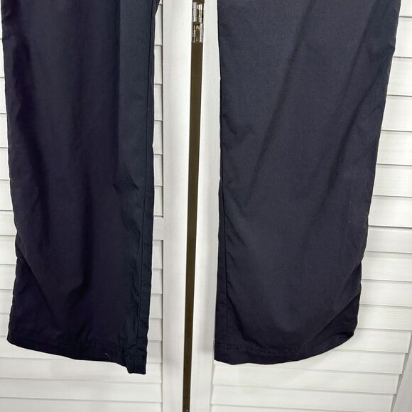 Eddie Bauer Black Travex Hiking Pants 8 Outdoor Nylon Stretch Zip‎ Pockets - Picture 3 of 9